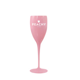 Peachy Champagne Flute