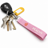 Peachy Keyring Wristlet