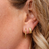 Pillar Hoops - KatyB Jewellery