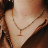 T Bar Necklace - KatyB Jewellery