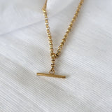 T Bar Necklace - KatyB Jewellery