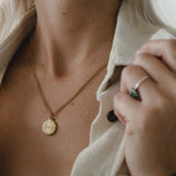 Circle Daisy Necklace - KatyB Jewellery