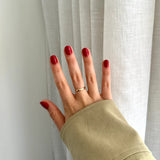 Red Extra Short (gel) - Pressing Nails