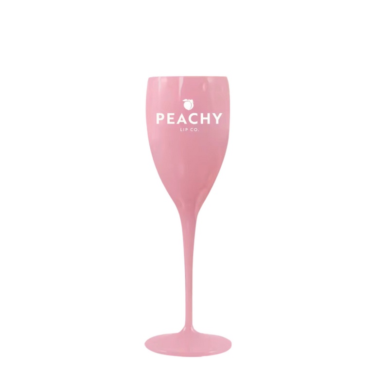 Peachy Champagne Flute